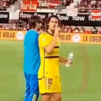 (VIDEO) El GESTO de Cavani que generó la bronca de la hinchada de Estudiantes