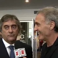 La particular reacción de Francescoli al enterarse de que Ruggeri sacará bolillas en el sorteo de la Libertadores