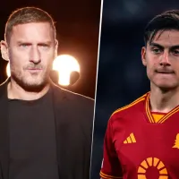Totti cuestionó el futuro de Dybala en Roma: \&#039;Pensaría bien qué hacer con un jugador que juega 15 partidos al año\&#039;