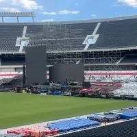 Atento River: vuelven los recitales al Monumental y se trabaja en el escenario para los shows de María Becerra