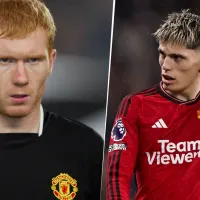 Paul Scholes criticó a Alejandro Garnacho por su forma de entrenar en el Manchester United