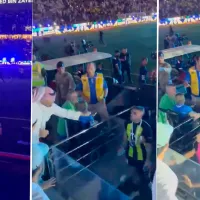 VIDEO  Agredieron con un látigo al goleador del Al-Ittihad de Marcelo Gallardo tras perder la final de la Supercopa de Arabia Saudita