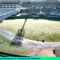 Preocupación por el Superclásico: así está el césped del Mario Kempes a días del River - Boca por Copa de la Liga