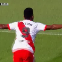 VIDEO  Echeverri dejó solo a Borja, que redondeó un golazo para adelantar a River en el Superclásico ante Boca