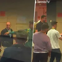La reacción de Carlos Alcaraz al encontrarse con Juan Martín Del Potro