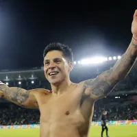 El mensaje de D\&#039;Onofrio a Enzo Pérez, con los hinchas de Boca de fondo