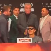 VIDEO  Canelo Álvarez casi se va a las manos con Óscar de la Hoya, a quien acusó de ser “una lacra del boxeo”