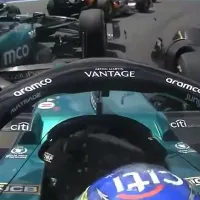 La reacción de Fernando Alonso luego de que Lewis Hamilton lo chocó en el GP de Miami: 'Toro'