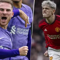 Alexis Mac Allister y Alejandro Garnacho nominados al mejor gol de la temporada en la Premier League