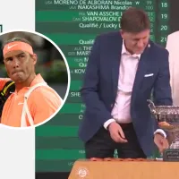 La imperdible reacción cuando se conoció el rival de Rafael Nadal en el sorteo de Roland Garros 2024