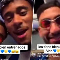 \&#039;Dale Boca\&#039;: Alan Varela contagió a sus compañeros en Porto tras salir campeones