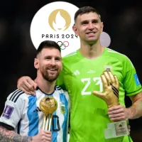 El cupo restante de Argentina para París 2024 espera por Lionel Messi o Dibu Martínez