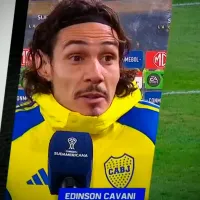 La insólita pregunta que fastidió a Edinson Cavani tras la goleada de Boca: \&#039;Yo qué se\&#039;