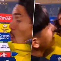 Un hincha de Boca asustó a Edinson Cavani, le dijo \'te amo\' y su reacción fue viral