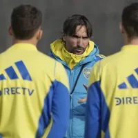 ¿Nueva lesión en Boca? El titular que no terminó la práctica por una molestia