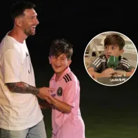 La primera entrevista de Thiago Messi: Argentina o España, Mbappé o Haaland, el mejor gol de su papá y más