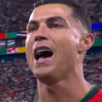 VIDEO La emoción de Cristiano Ronaldo con el himno de Portugal en la Eurocopa 2024