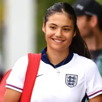 Emma Raducanu, la sensación de Wimbledon: se entrenó con la camiseta de Inglaterra y la fue a ver Beckham