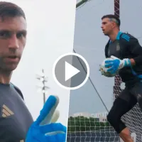 Dibu lo hizo de nuevo: el premonitorio video que grabó el arquero a 3 días de Argentina vs. Colombia
