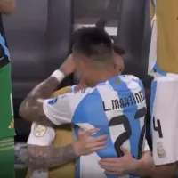 El gesto de Lautaro Martínez con Lionel Messi tras su gol en la final de la Copa América 2024