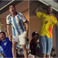 VIDEO  Maluma se cruzó feo con hinchas argentinos en la final de la Copa América 2024