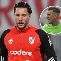 Los dos guiños de Jeremías Ledesma a Franco Armani: bienvenida y banca en los penales