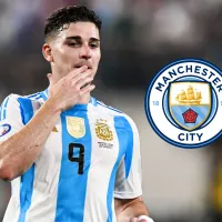 Mientras disputa los Juegos Olímpicos, Manchester City le dio una sorpresa a Julián Álvarez