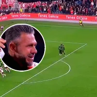 VIDEO  El gol de Mastantuono de tiro libre para River vs. Sarmiento que emocionó a Demichelis