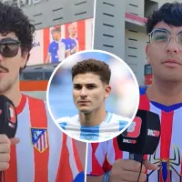 La reacción de los hinchas del Atlético de Madrid al enterarse del fichaje de Julián Álvarez