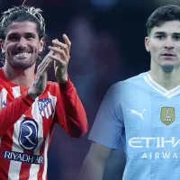 El guiño de Rodrigo De Paul a Julián Álvarez mientras lo espera en Atlético de Madrid