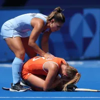 El temible bochazo a la cara que recibió una jugadora de Países Bajos ante Las Leonas