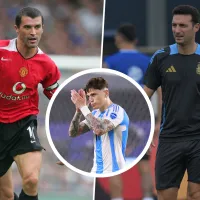 El mensaje de Roy Keane a Lionel Scaloni sobre Alejandro Garnacho post Community Shield