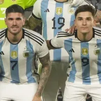 Julián Álvarez y Rodrigo De Paul volverían a un estadio en el que fueron campeones con Argentina