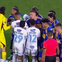 VIDEO  Se picó: la pelea entre los jugadores de Boca y Cruzeiro que repartió tarjetas amarillas