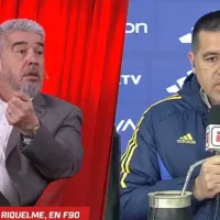 Juan Román Riquelme se cruzó con el Chavo Fucks y abandonó el móvil en vivo: \&#039;A mi no me reta ni mi viejo\&#039;