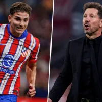 La reflexión de Diego Simeone ante la falta de gol de Julián Álvarez en el Atlético de Madrid