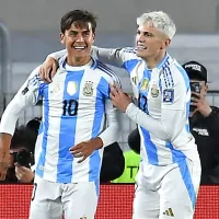 La emotiva publicación de Alejandro Garnacho con Paulo Dybala tras el triunfo de la Selección Argentina: “Sólo fútbol”