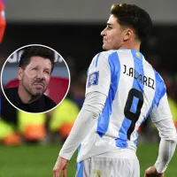 Luego del golazo de Julián Álvarez con Argentina, los hinchas del Atlético de Madrid apuntaron contra Simeone: 'Tiene que aprender'