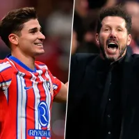 El mensaje del Cholo Simeone a Julián Álvarez por su primer gol en Atlético de Madrid