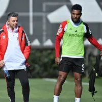 La sorpresiva foto de Marcelo Gallardo y Miguel Borja después del cruce en el partido entre River y Atlético Tucumán