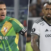 Arturo Vidal dijo que River 'empató de milagro' y Franco Armani le respondió sin filtro