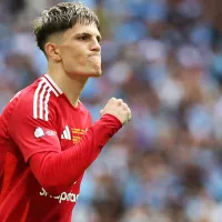 El gesto de Alejandro Garnacho en la goleada del Manchester United para reivindicar a uno de sus compañeros más cuestionados