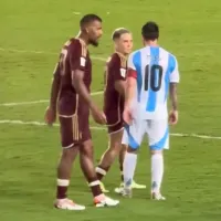 No se vio en TV: el cruce de Lionel Messi con Yeferson Soteldo y Salomón Rondón en pleno Venezuela vs. Argentina