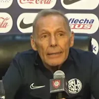 La reacción de Russo en su presentación en San Lorenzo al conocer que no habrá descensos