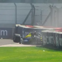 El accidente Alex Albon, compañero de Colapinto, en las pruebas del GP de México en la Fórmula 1