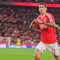 El golazo de volea de Di María en la victoria de Benfica