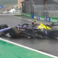 VIDEO | El choque de Colapinto a la mitad del GP de Brasil en la F1