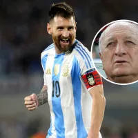 Luiz Felipe Scolari imaginó qué hubiera sido de Messi de haber nacido brasileño: ＂Qué alegría para ustedes＂