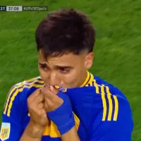 Zeballos volvió al gol con Boca y se quebró en llanto en plena Bombonera