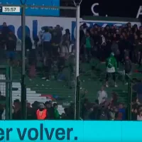 VIDEO | Incidentes entre los hinchas de Boca y Sarmiento en Junín